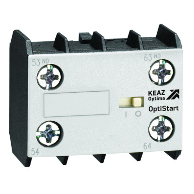 Блок контактный OptiStart K-MX-1111 фронтал. 1НО+1НЗ для реверс. мини-контакторов MC КЭАЗ 335858