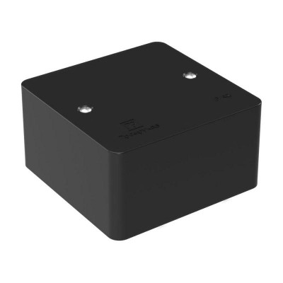 Коробка универсальная для кабель-канала 40-0460 безгалогенная (HF) 85х85х45 черн. Промрукав 40-0460-9005