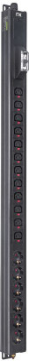 Блок распределения питания BASE PDU PV1111 23U 1ф 16А 6SCHUKO 12C13 2.6м SCHUKO ITK BS-PV12-06D-12C13-11