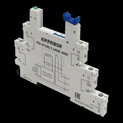 Колодка для реле 1-конт PYF PYF-011BE/3.240AC.60DC ОВЕН 104153