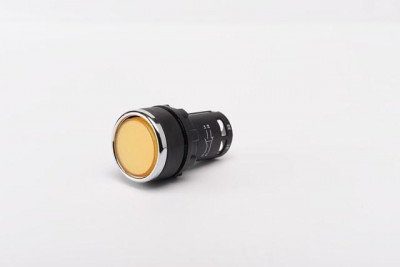 Кнопка нажимная моноблочная 22мм IP 40 1НО+1НЗ EMAS MB102DS