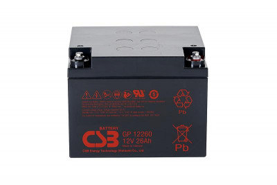 Аккумулятор 12В 26А.ч CSB GP12260 I CSB