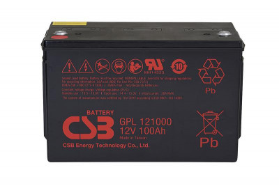 Аккумулятор 12В 100А.ч CSB GPL121000 CSB