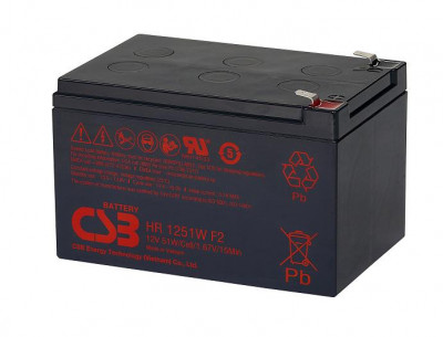 Аккумулятор 12В 12.75А.ч CSB HR1251W F2 CSB
