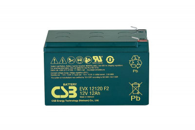 Аккумулятор 12В 12А.ч CSB EVX12120 F2 CSB