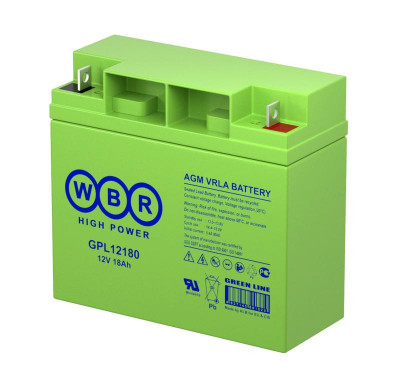 Аккумулятор 12В 18А.ч WBR GPL12180 WBR