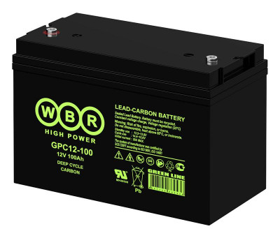Аккумулятор тяговый 12В 100А.ч WBR GPC12-100 WBR