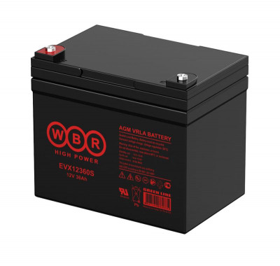 Аккумулятор тяговый 12В 36А.ч WBR EVX12360S WBR
