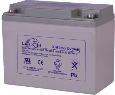 Аккумулятор 12В 50А.ч LEOCH DJM1250 LEOCH
