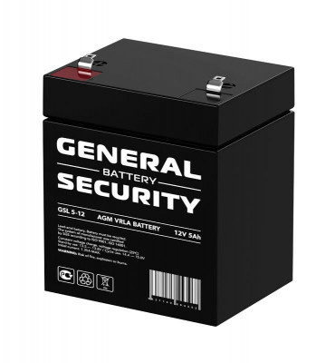 Аккумулятор 12В 5А.ч General Security GSL5-12