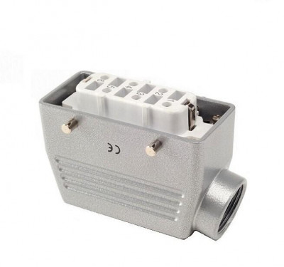 Розетка боковой ввод 6 полюсов 35А EMAS EBM606PU10