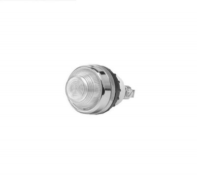 Арматура сигнальная 22мм с конической линзой бел. EMAS S220NB