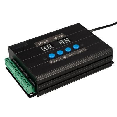 Контроллер DMX K-5000 220В SD-card 5х512 IP20 метал. Arlight 024323