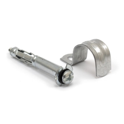 Комплект для крепления ОКЛ с использованием дюбеля Молли М4х32 и скобы СМО d21-22мм (уп.100шт) Промрукав PR08.5008