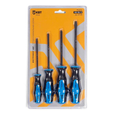 Набор отверток из стали S2 Мастер НО-04-S КВТ 87105