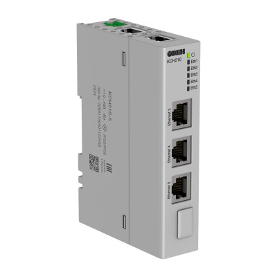 Коммутатор сетевой КСН210-5 неуправляемый ОВЕН 106526