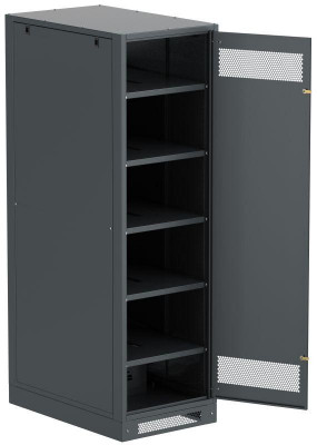 Шкаф LINEA B (пустой) 2000х600мм дверь метал. черн. ITK LB05-20H69-M