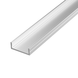 Профиль алюминиевый для LED ленты AC230В накладной 2440х18.5х8мм (максимальная ширина ленты 14.9 мм) с комплектом стальных монтажных скоб (8шт) VARTON V4-R0-70.0001.KIT-2301