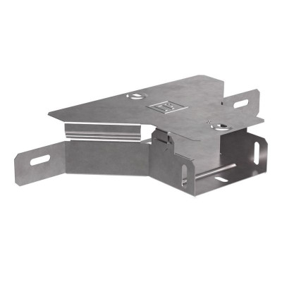 Ответвитель для лотка горизонтальный 100х50 с крышкой Стандарт Промрукав PR16.1173