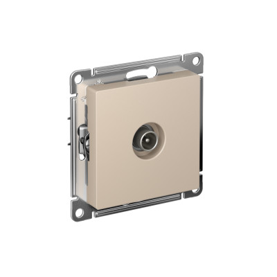Розетка телевизионная TV AtlasDesign коннектор механизм песочн. SE ATN001293
