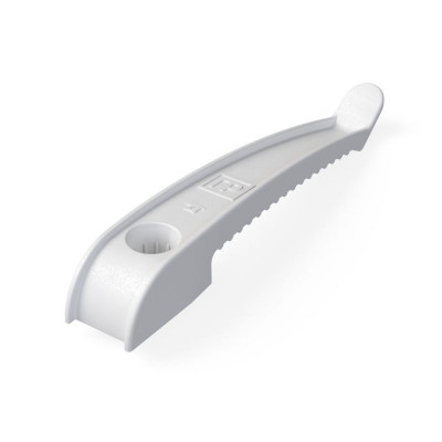 Держатель круглого кабеля односторонний для прямого монтажа на 8 мест в гофроящике бел. (уп.200шт) Промрукав PR13.0489