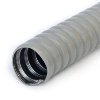 Металлорукав в ПВХ изоляции Р3-ЦП-НГ-12 сер. (уп.100м) Промрукав PR04.0469