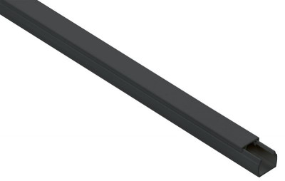 Кабель-канал 12х12 L2000 пластик ЭЛЕКОР черн. IEK EL-KK10-012-012-1-K02