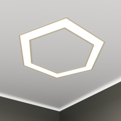 Светильник светодиодный RVE-LBX-HOLE-HEXA-1430-V 110Вт 4000К 1430х1242х100мм S80мм шестиугольник с отверст. встраив. бел. RVElektro RVE00003128