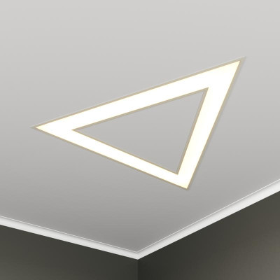 Светильник светодиодный RVE-LBX-HOLE-TRIO-930-V 65Вт 4000К 930х809х100мм S80мм треугольник с отверст. встраив. бел. RVElektro RVE00003032