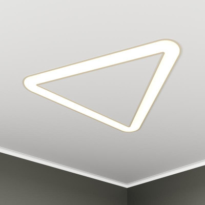 Светильник светодиодный RVE-LBX-HOLE-TRIO-SOFT-1530-V 114Вт 4000К 1530х1365х100мм S80мм треугольник закругл. с отверст. встраив. бел. RVElektro RVE00002987