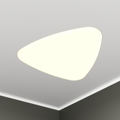 Светильник светодиодный RVE-LBX-LITUS-1546-VG 185Вт 4000К 1546х1471х130мм треугольник рело закругл. встраив. под шпаклевку бел. RVElektro RVE00003619