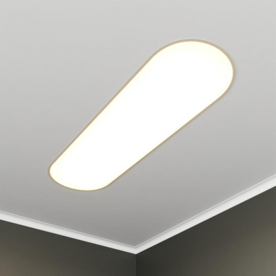 Светильник светодиодный RVE-LBX-LARGO-W-2630-V 154Вт 4000К 2630х380х100мм овал встраив. бел. RVElektro RVE00003059