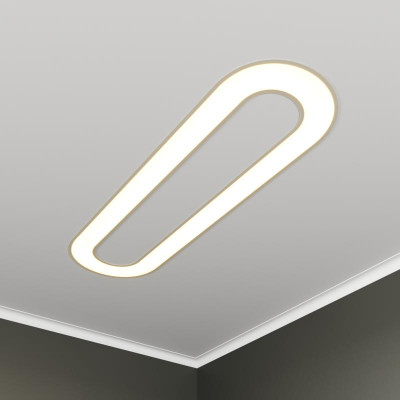 Светильник светодиодный RVE-LBX-HOLE-LARGO-2030-V 114Вт 4000К 2030х380х100мм S80мм овал с отверст. встраив. бел. RVElektro RVE00003186