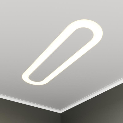 Светильник светодиодный RVE-LBX-HOLE-LARGO-2646-VG 148Вт 4000К 2646х396х110мм S80мм овал с отверст. встраив. под шпаклевку бел. RVElektro RVE00003673