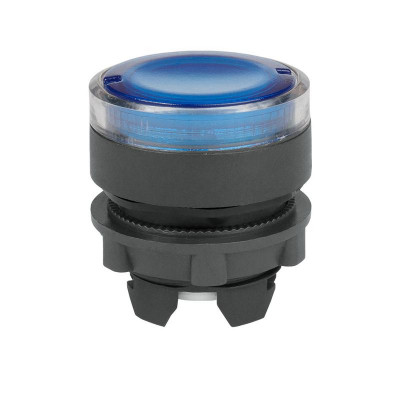 Головка кнопки OptiSignal D22 A5-PL-6 с подсветкой син. пластик ZB5AW363 КЭАЗ 332309
