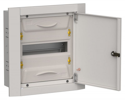 Корпус ЩРв-12 (1х12) TITAN 5 380х365х130 IP31 сер. метал. IEK TI5-50-V-012-31-7035
