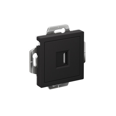 Розетка HDMI AtlasDesign механизм карбон SE ATN001080
