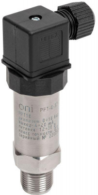 Преобразователь давления PPT10 0.5% 0-16Бар 4-20мА M20 DIN43650 ONI PPT-G-ST-016-4-20-3-2