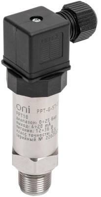 Преобразователь давления PPT10 0.5% 0-25Бар 4-20мА M20 DIN43650 ONI PPT-G-ST-025-4-20-3-2