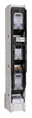 Выключатель-разъединитель-предохранитель ПВР вертик. 630А трехфазное отключ. V-клеммы ПВР-101 DEKraft 21437DEK