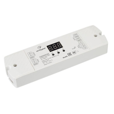 Конвертер SMART-K38-DMX (12-24В SPI 2.4G) (IP20 пластик) Arlight 028411