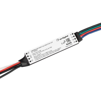 Контроллер SMART-K46-RGB-PUSH-SUF (12-24В 3х1А 2.4G) пластик Arlight 028440
