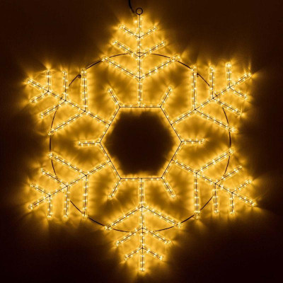 Фигура ARD-SNOWFLAKE-M10-1000x900-504LED Warm (230В 31Вт) (IP65) Ardecoled 034259