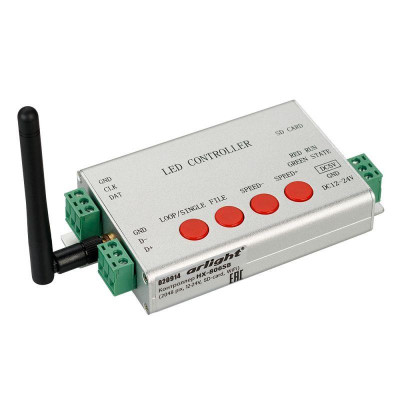 Контроллер HX-806SB (2048 pix 12-24В SD-card WiFi) Arlight 020914