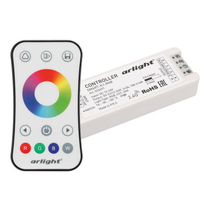 Контроллер SMART-RGB-SET-RING (12-24В 3х3А ПДУ 2.4G) (IP20 пластик) Arlight 034807