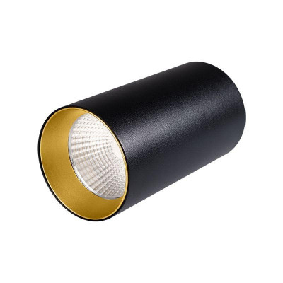 Светильник накладной SP-POLO-R85-1-15W Day White 40deg (Black Gold Ring) (IP20 металл) Arlight 022952