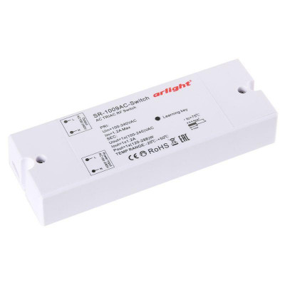 Контроллер-выключатель SR-1009AC-SWITCH (230В 1.2А) (IP20 пластик) Arlight 020935