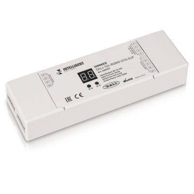 Диммер DALI-104-RGBW-DT8-SUF (12-36В 4х5А) (IP20 пластик) INTELLIGENT ARLIGHT 026757