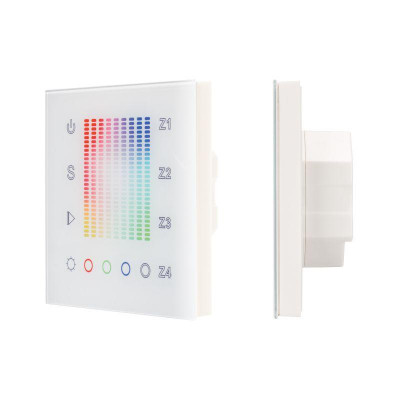 Панель Sens SR-2831AC-RF-IN White (220В RGB4зоны) (IP20 пластик) Arlight 018202