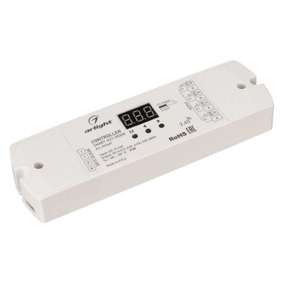 Контроллер SMART-K27-RGBW (12-24В 4х5А 2.4G) (IP20 пластик) Arlight 022669